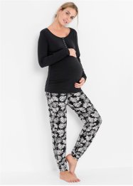 Pyjama de grossesse/d'allaitement en coton bio, bpc bonprix collection - Nice Size