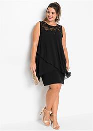 Robe en jersey et chiffon, BODYFLIRT