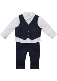 Chemise bébé + veston + pantalon (Ens. 3 pces.), bpc bonprix collection