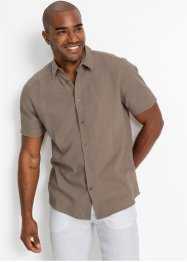 Chemise manches courtes avec lin, bpc bonprix collection