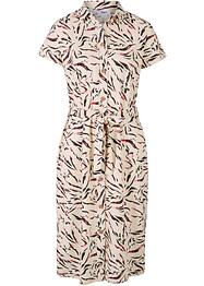 Robe imprimée en lin majoritaire, bpc bonprix collection