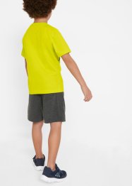 T-shirt garçon à paillettes réversibles + bermuda (Ens. 2 pces.), bpc bonprix collection