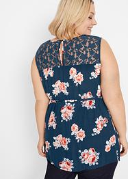 Blouse de grossesse en viscose avec dentelle, bpc bonprix collection