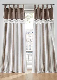 Rideau en coton rayé (1 pce), bonprix