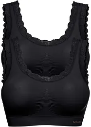 Lot de 2 brassières sans coutures Feel Comfort, bonprix