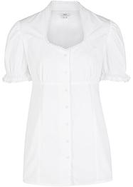 Blouse bavaroise à col Blanche-Neige, bpc bonprix collection