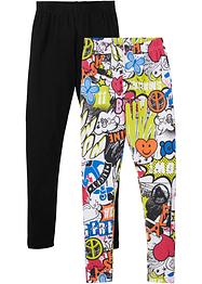 Lot de 2 leggings fille, bpc bonprix collection