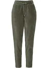 Pantalon en velours côtelé à taille élastiquée, bonprix