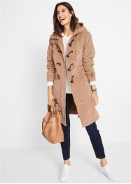 Duffle-coat en velours côtelé doublé, mi-long, bpc bonprix collection