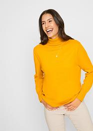 Pull à col roulé en fine maille, bpc bonprix collection