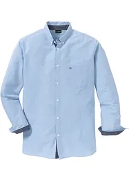 Chemise manches longues Oxford à broderie, bonprix