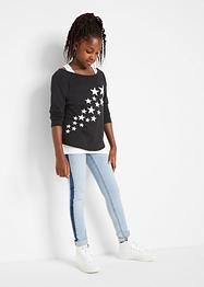 T-shirt fille avec top (Ens. 2 pces.) en coton, bpc bonprix collection