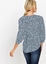 Tunique Volantée Imprimée Pois Taupe Myrine & Me - 25% Soie - Taille S - Occasion Très Bon état