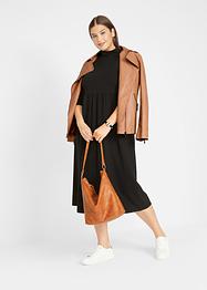 Robe T-shirt midi, manches 3/4, bpc bonprix collection