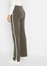 Lot de 2 pantalons fluides extensibles, coupe droite, bpc bonprix collection