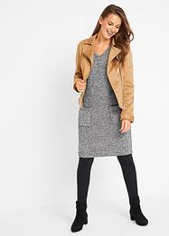 Robe en maille polaire douillette avec poches, longueur genou, bpc bonprix collection