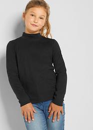 Lot de 2 T-shirts fille à col roulé coton, bpc bonprix collection
