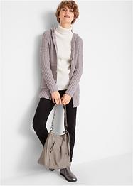 Gilet en maille à capuche, bpc bonprix collection