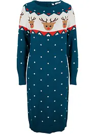 Robe de Noël en maille renne, bonprix