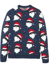 Pull en maille fine avec motif de Noël, bonprix