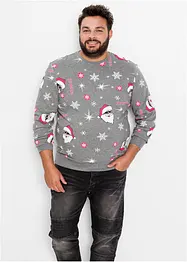 Sweat-shirt à motif de Noël, bonprix