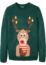 Pull avec motif de Noël, bonprix