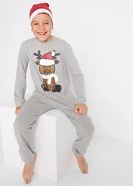 Combipyjama enfant + bonnet de Noël (Ens. 2 pces.), bonprix