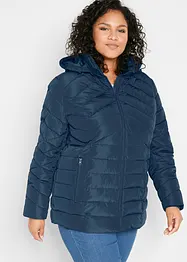 Veste matelassée légère avec capuche amovible, bonprix