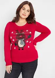 Pull de Noël en maille, bonprix