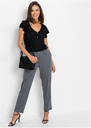 T-shirt long avec boutons, BODYFLIRT