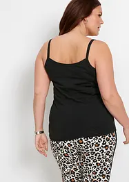 Lot de 2 tops à fines bretelles, bonprix