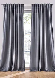 Lot de 2 rideaux en microfibre, bonprix