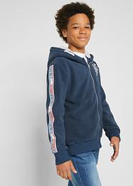 Gilet sweat garçon avec polaire peluche, bpc bonprix collection