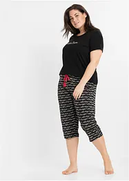 Pyjama corsaire 100% coton, bonprix