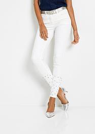 Jean super stretch avec strass, bpc selection premium