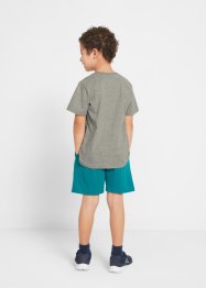 T-shirt garçon avec paillettes réversibles et bermuda (Ens. 2 pces.), bpc bonprix collection