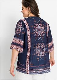 Tunique Femme 2W Grandes Tailles Taille 5 Noir - En Polyester/élasthanne, Longueur 86 Cm, Très Bon état Occasion