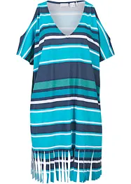 Long t-shirt de plage épaules dénudées, bonprix