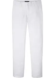 Pantalon chino en lin avec taille confortable Regular Fit, Straight, bonprix