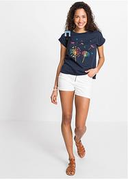 T-shirt à imprimé floral, RAINBOW
