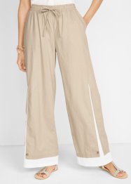 Pantalon en lin extra large style double épaisseur avec taille confortable, bpc bonprix collection