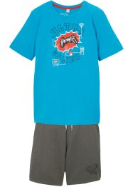 T-shirt et bermuda garçon (Ens. 2 pces.) coton bio, bpc bonprix collection