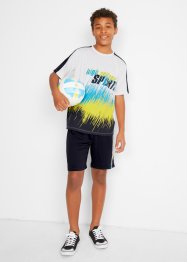 T-shirt de sport et bermuda garçon (Ens. 2 pces.), bpc bonprix collection