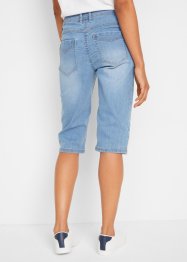 Bermuda en jean confort stretch avec dentelle et taille confortable, bpc bonprix collection