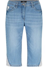 Bermuda en jean confort stretch avec dentelle et taille confortable, bpc bonprix collection