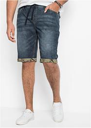 Bermuda taille extensible avec détail camouflage, Slim Fit, RAINBOW
