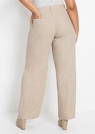 Pantalon palazzo en lin, BODYFLIRT