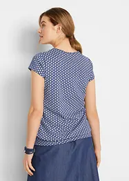Lot de 2 T-shirts imprimés, petites manches, bonprix
