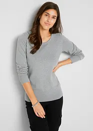 Pull en fine maille basique, bonprix