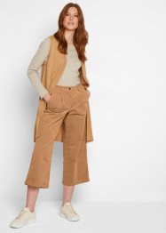 Jupe-culotte en velours côtelé avec taille confortable, 7/8, bpc bonprix collection